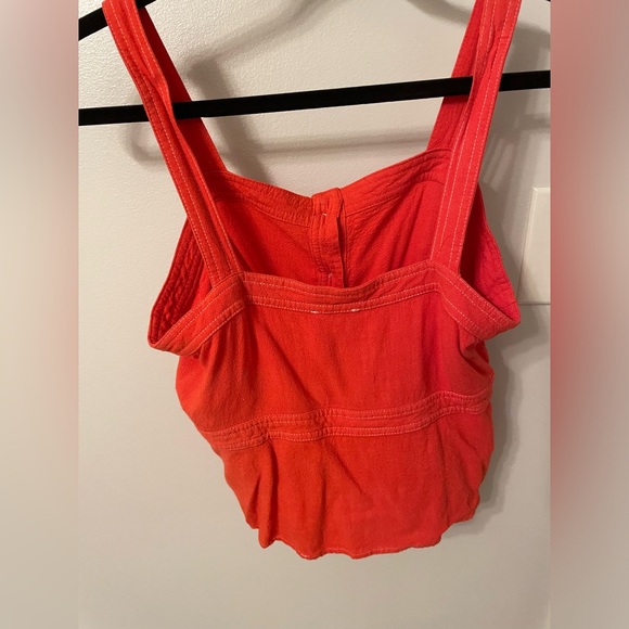 Harper Heritage crop button down tank - Picture 2 of 3